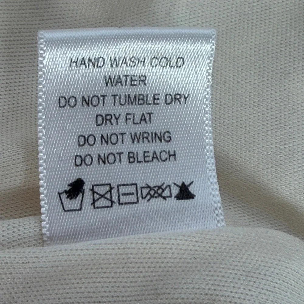 Emmelee Cream Lace Swing Dress Small Boho Festival Trapeze Racerback - Picture 6 of 6